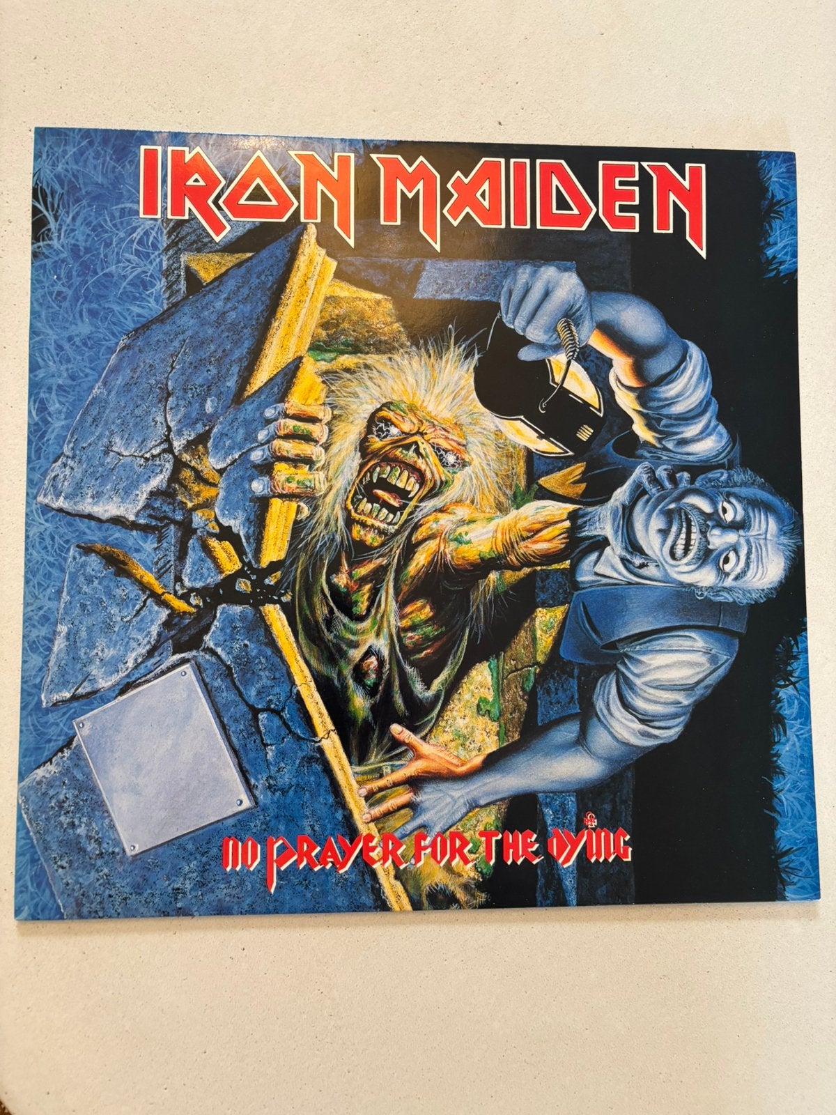 Lp 1990 iron maiden - no prayer for the dying near mint!, Cd's en Dvd's, Ophalen of Verzenden, Zo goed als nieuw, LP
