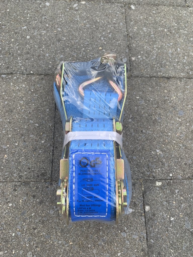 Spanbanden 9 meter / 5Ton met ratel Nieuw, Auto diversen, Aanhangwagen-onderdelen, Ophalen, Nieuw