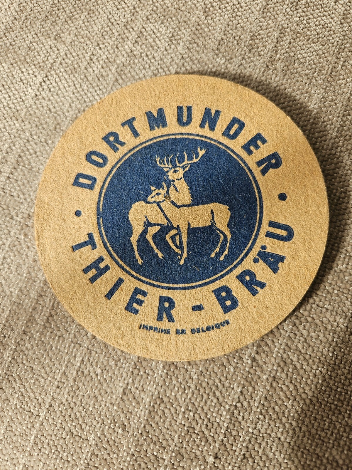 vieux Dortmunder leur feutre brun, Collections, Enlèvement ou Envoi
