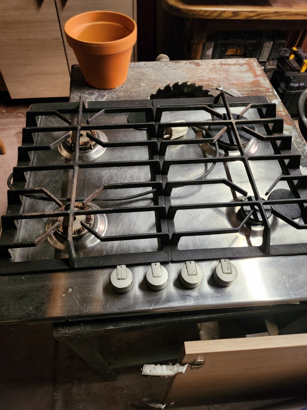 Kookplaat op aartgas, Elektronische apparatuur, Fornuizen, Ophalen