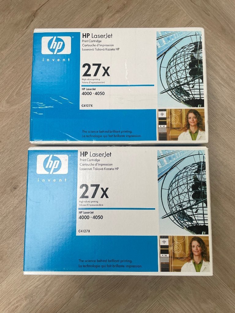 2 toners HP C4127X (HP 27X) High Capacity HP 4000-4050, Informatique & Logiciels, Fournitures d'imprimante, Enlèvement ou Envoi