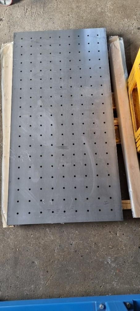 Blad lastafel gaten 16mm dikte 10mm, Doe-het-zelf en Bouw, Ophalen, Nieuw, 170 cm of meer