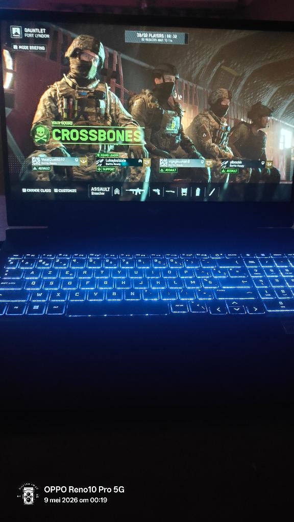 Hp Victus 16 gaming laptop 16gb ddr5 3050ti, Ryzen 7, Comme neuf, 4 Ghz ou plus, Enlèvement