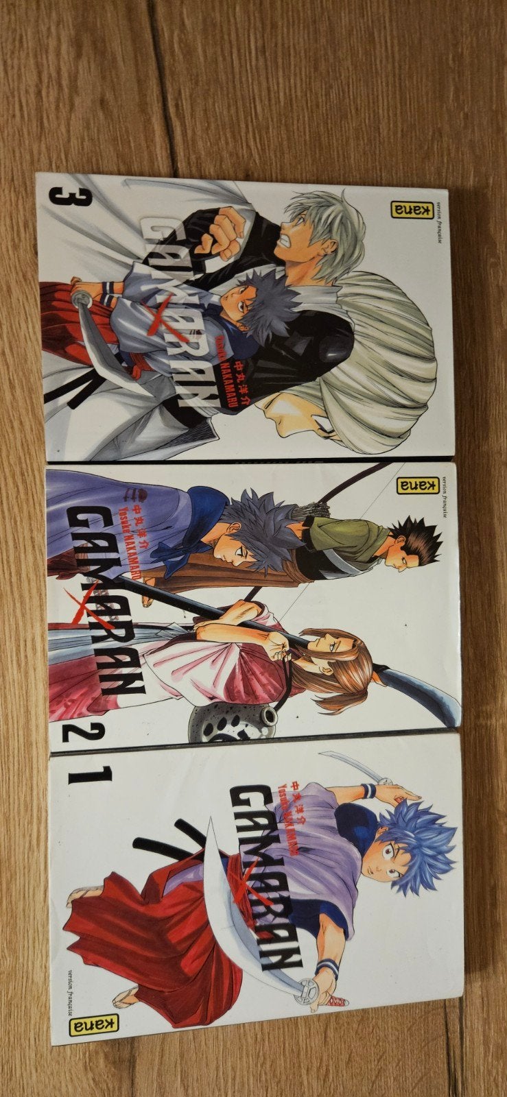Lot de mangas Gamaran – Tomes 1 à 3 – Très bon étatJe vends, Livres, Enlèvement
