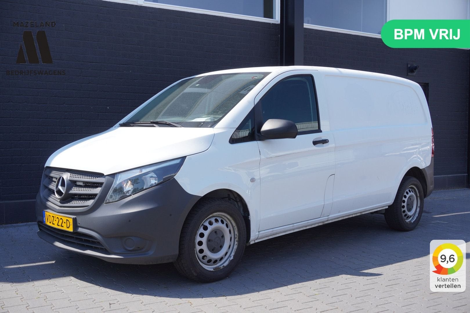 Mercedes-Benz Vito 116 CDI Automaat - EURO 6 - Airco - Cruis, Wit, Mercedes-Benz, Bedrijf, Diesel