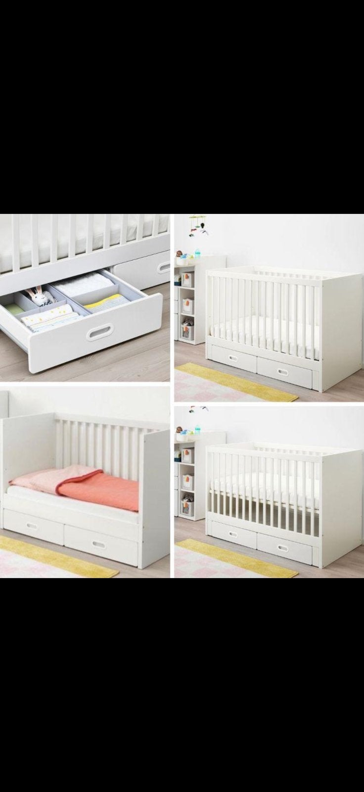 Ikea stuva ledikant met lades, Enlèvement, Utilisé, Lit