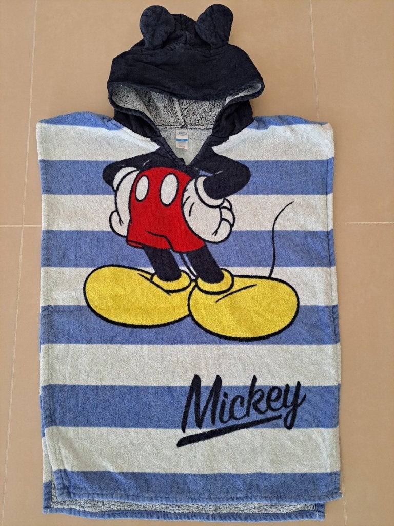 Badponcho Mickey Mouse maat 110 - 128, Enfants & Bébés, Maillots de bain pour enfants, Garçon ou Fille, Taille 128, Comme neuf