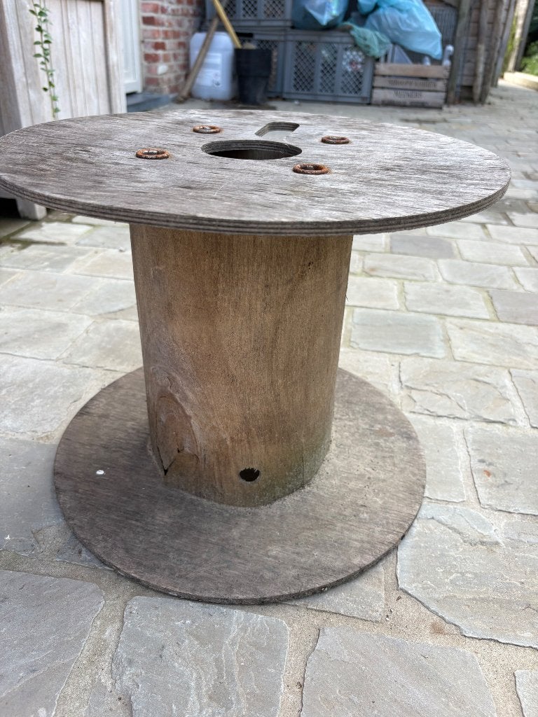 Houten haspel 40 cm diameter, 32 cm hoog, Ophalen, Gebruikt, Minder dan 200 cm, Overige typen