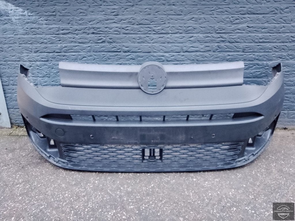 VW Caddy 2K7 2020+ Voorbumper Bumper 4xPDC Origineel!, Auto-onderdelen, Carrosserie, Bumper, Volkswagen, Gebruikt