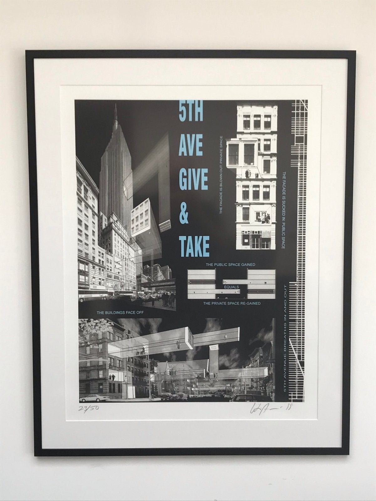 Vito Acconci 5th Ave Give & Take, Ophalen