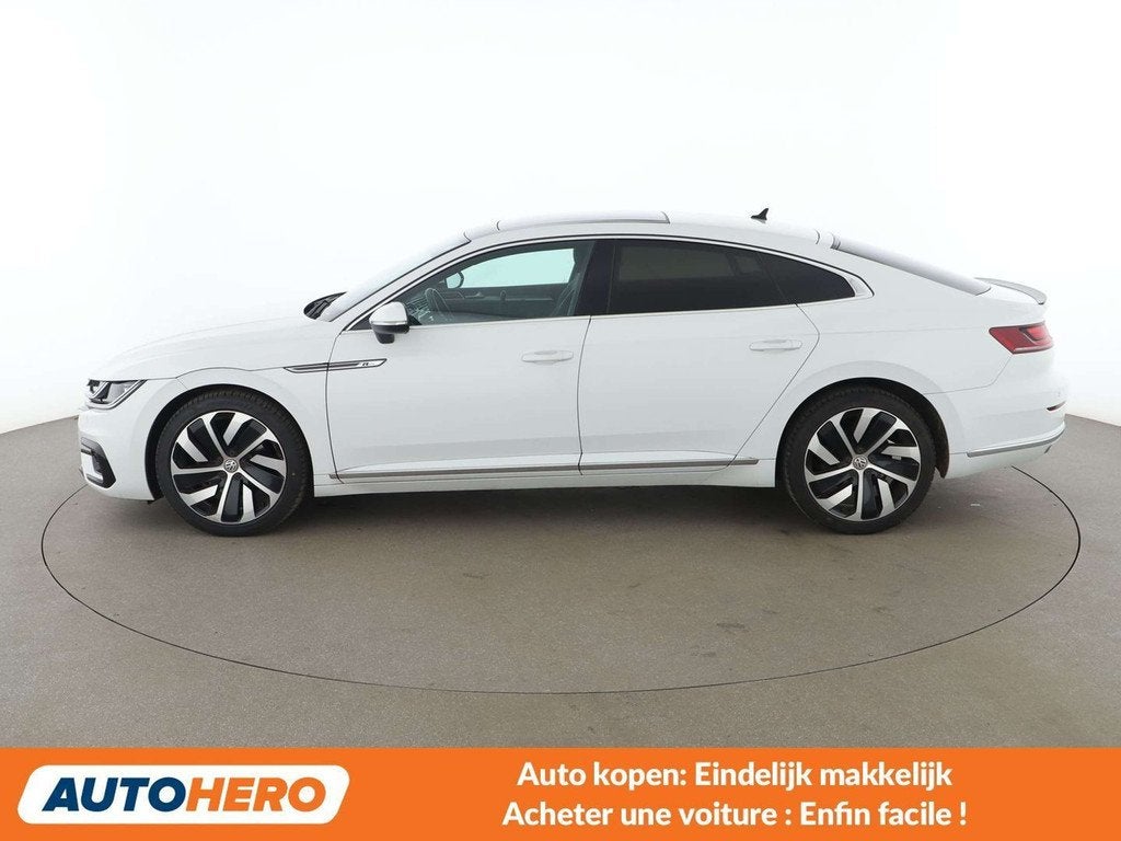 Volkswagen Arteon 2.0 TDI R-Line (bj 2018), Auto's, Voorwielaandrijving, Arteon, Gebruikt, Wit