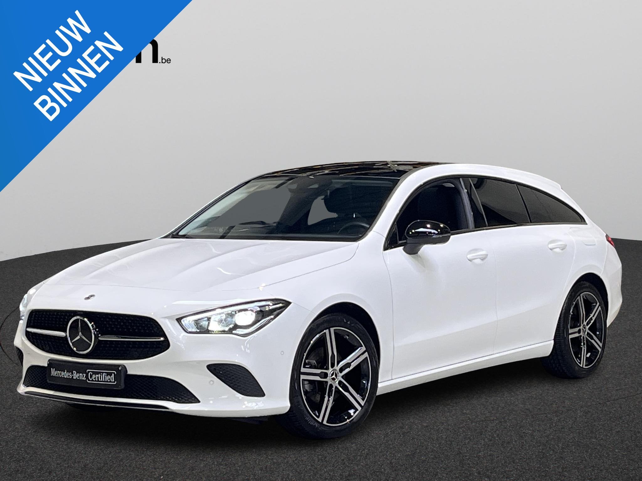 Mercedes-Benz CLA Shooting Brake 180 Panodak/Distronic, Auto's, CLA, Stof, Zwart, 4 cilinders