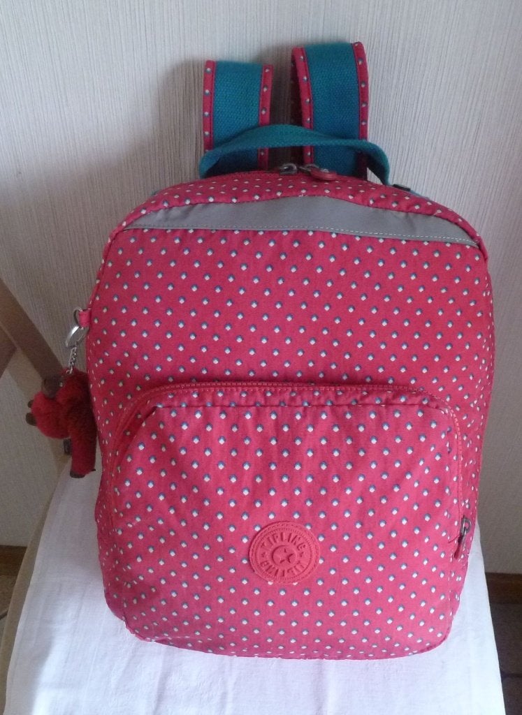 Kipling sac à dos taille moyenne + singe, 25 à 40 cm, Kipling, Enlèvement ou Envoi, Étanche