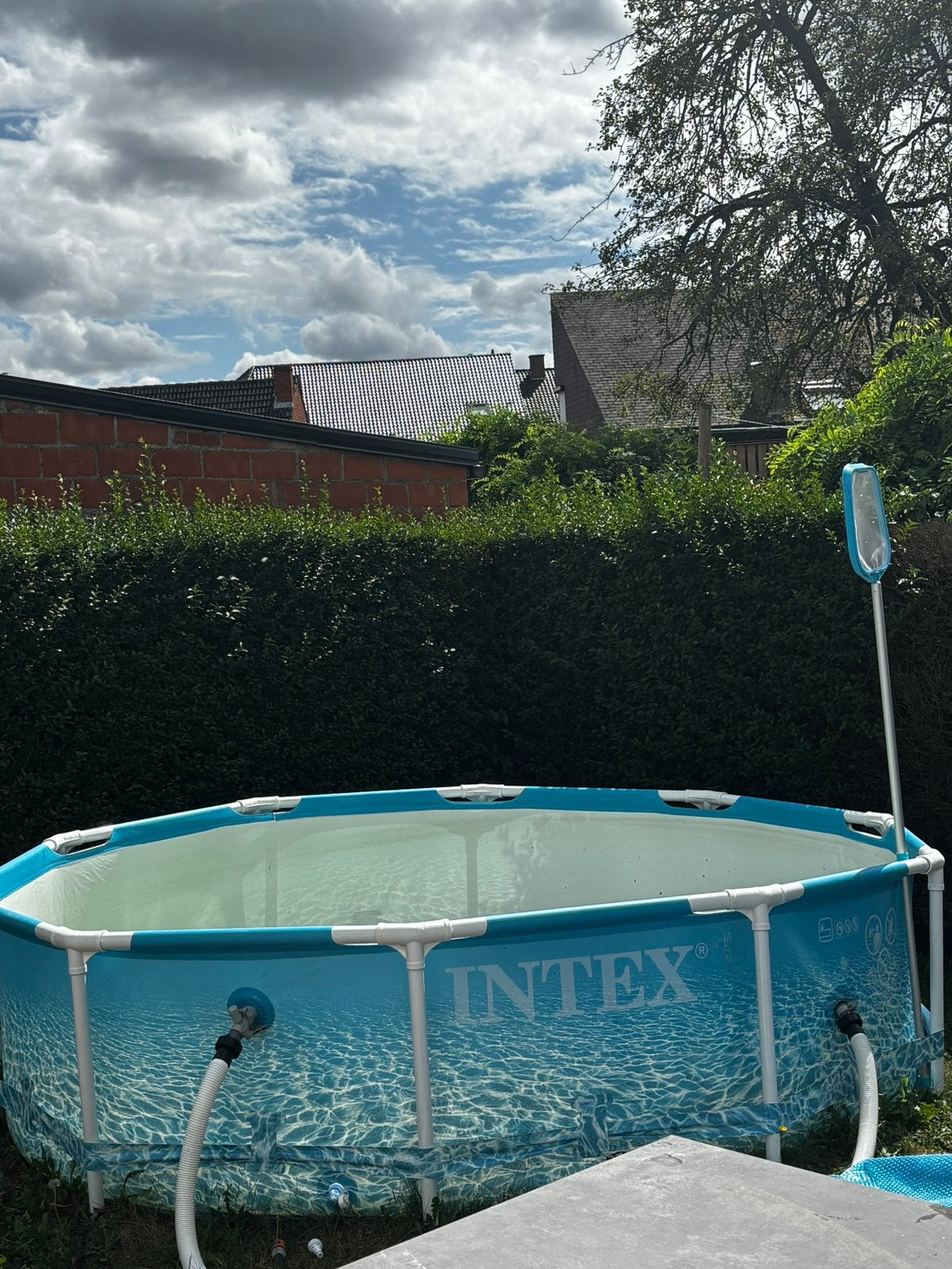 Zwembad intex, Tuin en Terras, Ophalen, Gebruikt