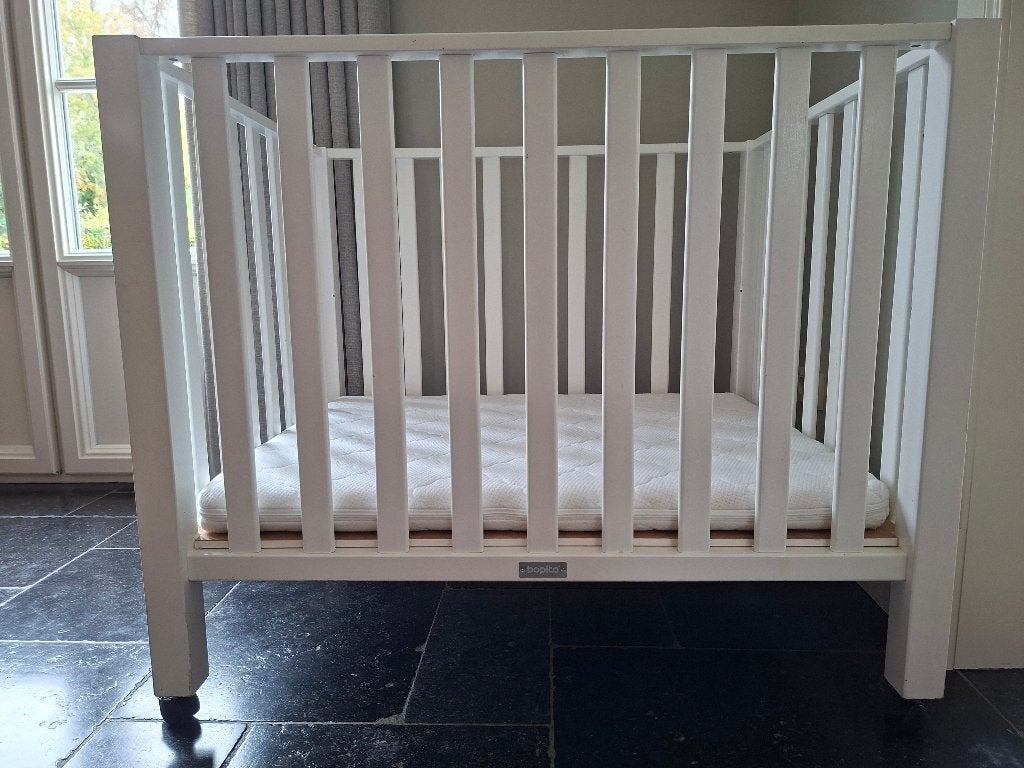 Babypark op wieltjes, Kinderen en Baby's, Ophalen, Gebruikt, Rechthoekig, In hoogte verstelbaar