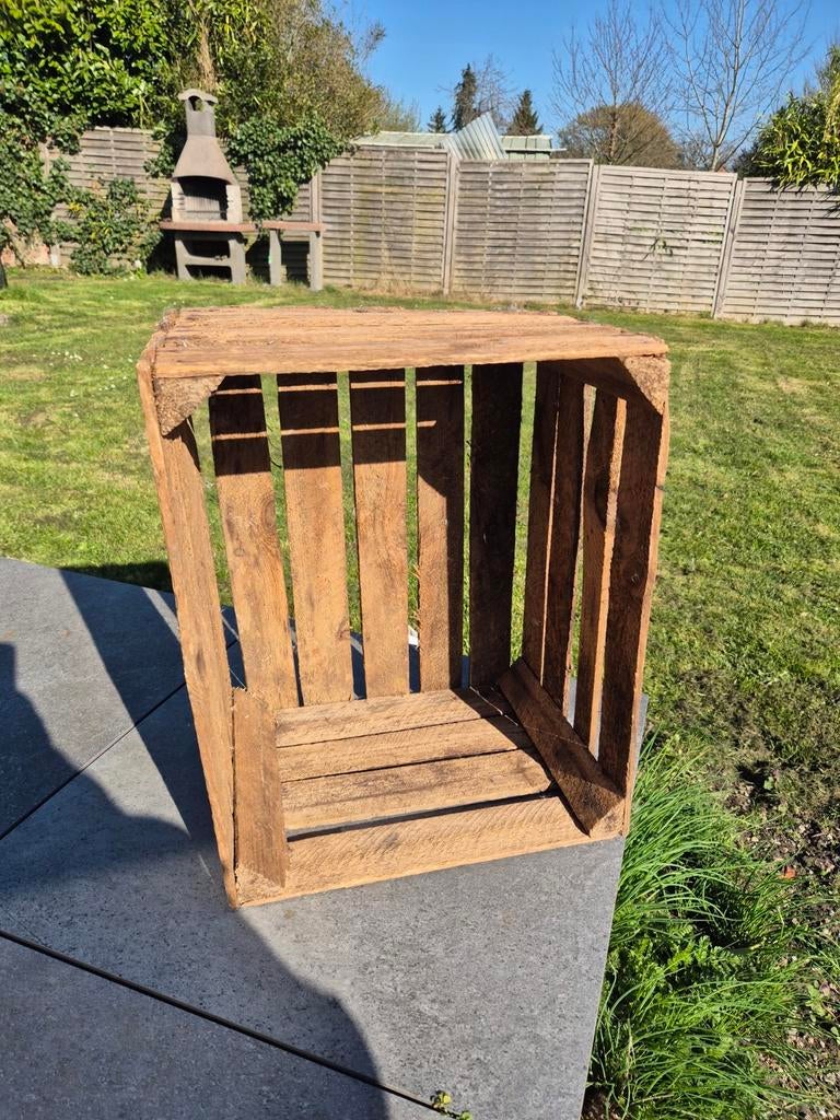 Caisson bois décor mariage fête bapteme boheme, Ophalen