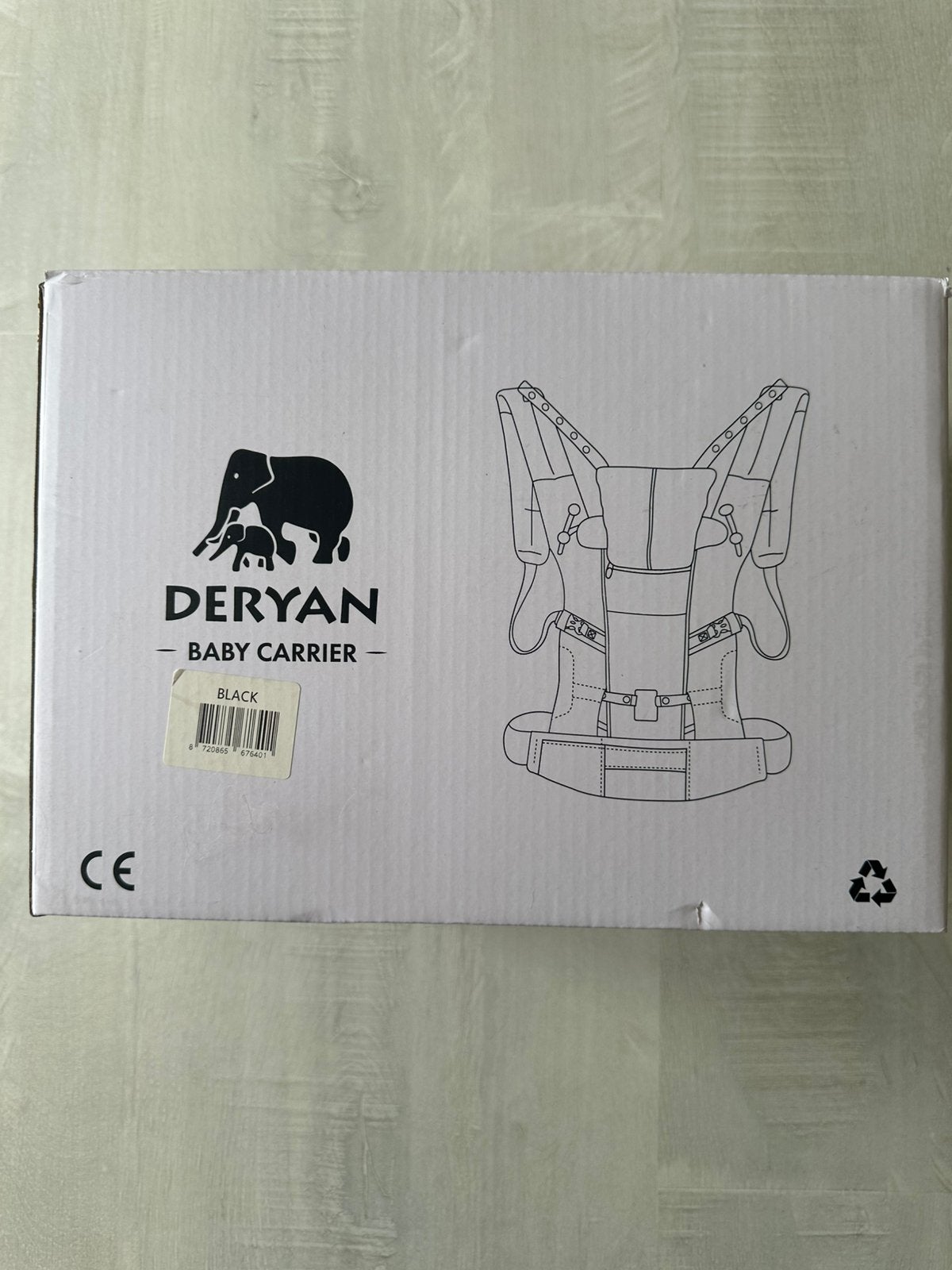 Deryan baby carrier, Ophalen, Zo goed als nieuw