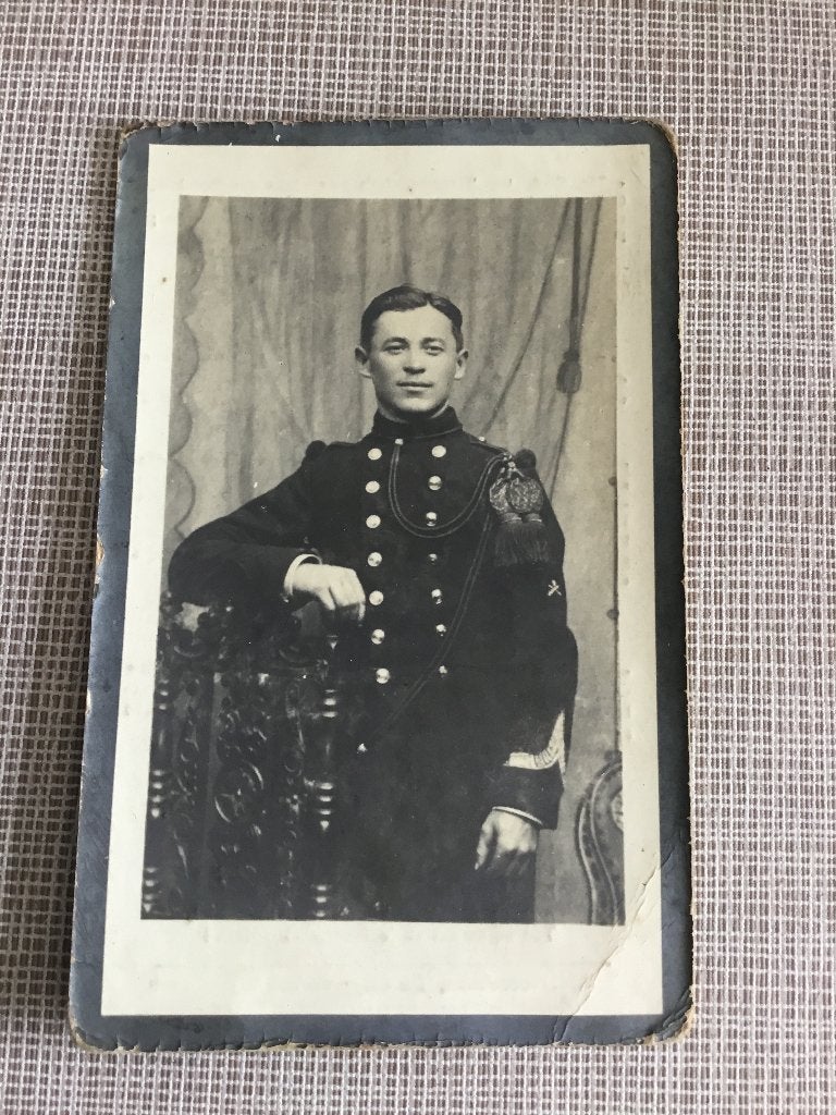 Le soldat L.Germyns St.Maria Horebeke a tué 1917 WOI, Collections, Enlèvement ou Envoi, Image pieuse
