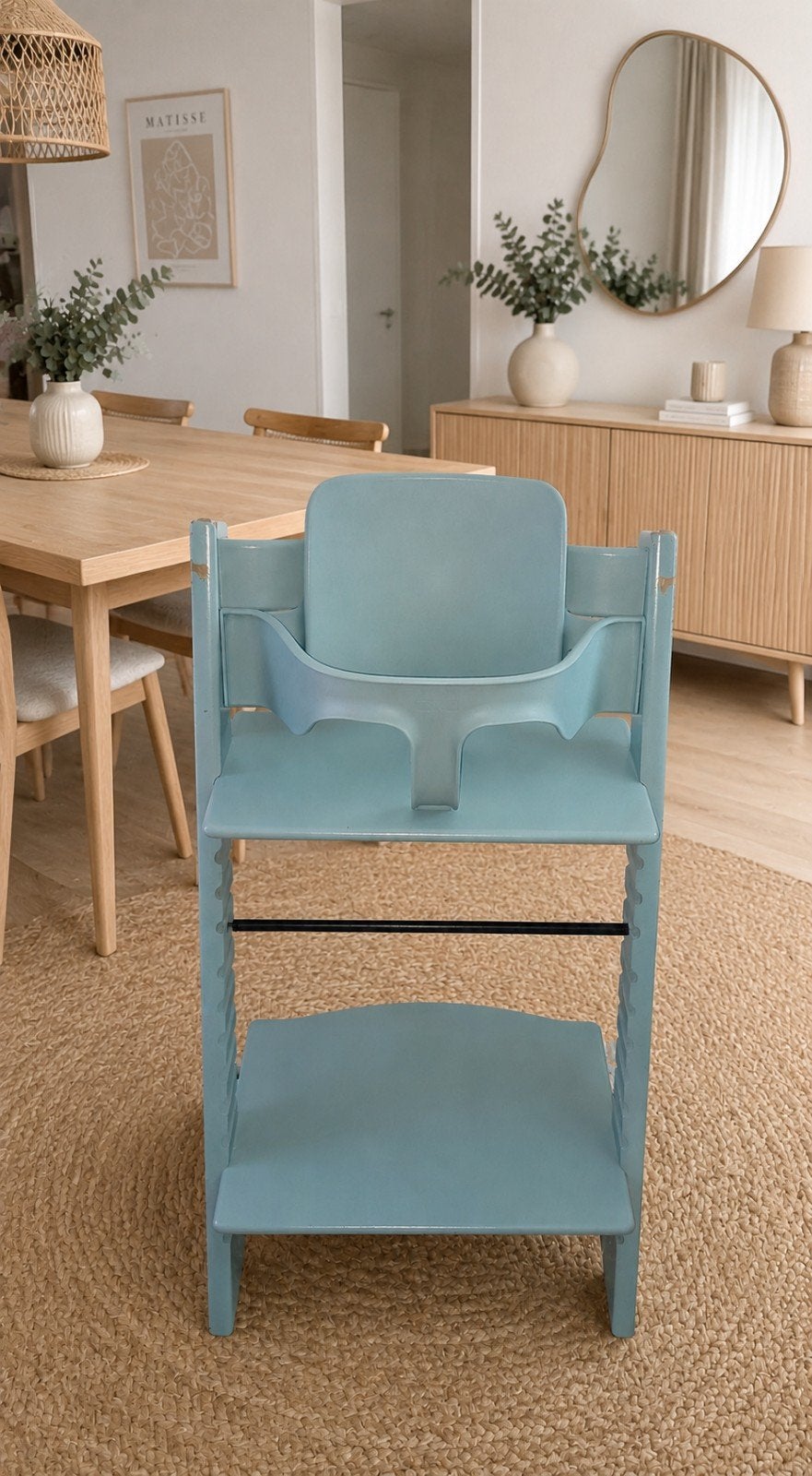 Escalier Stokke Tripp avec kit pour bébé, Enfants & Bébés, Enlèvement, Utilisé, Chaise évolutive