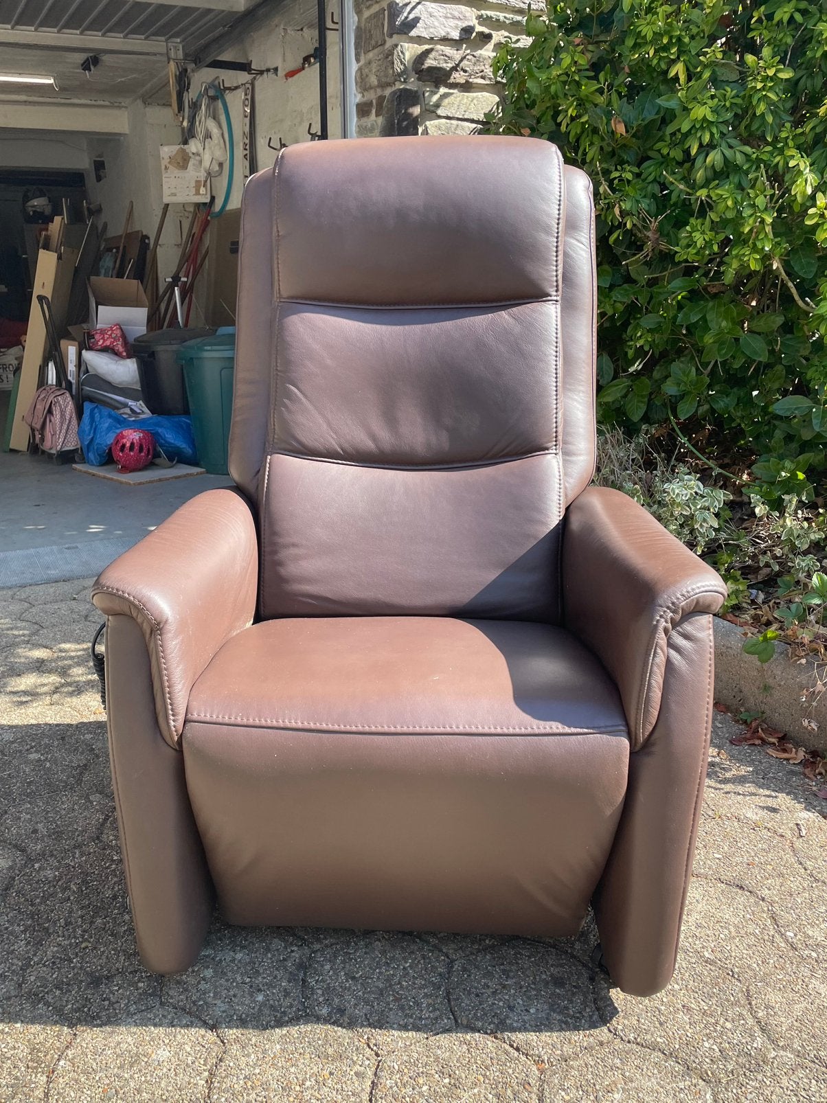 Relax HUKLA en cuir, 75 à 100 cm, Relax, Comme neuf, Enlèvement