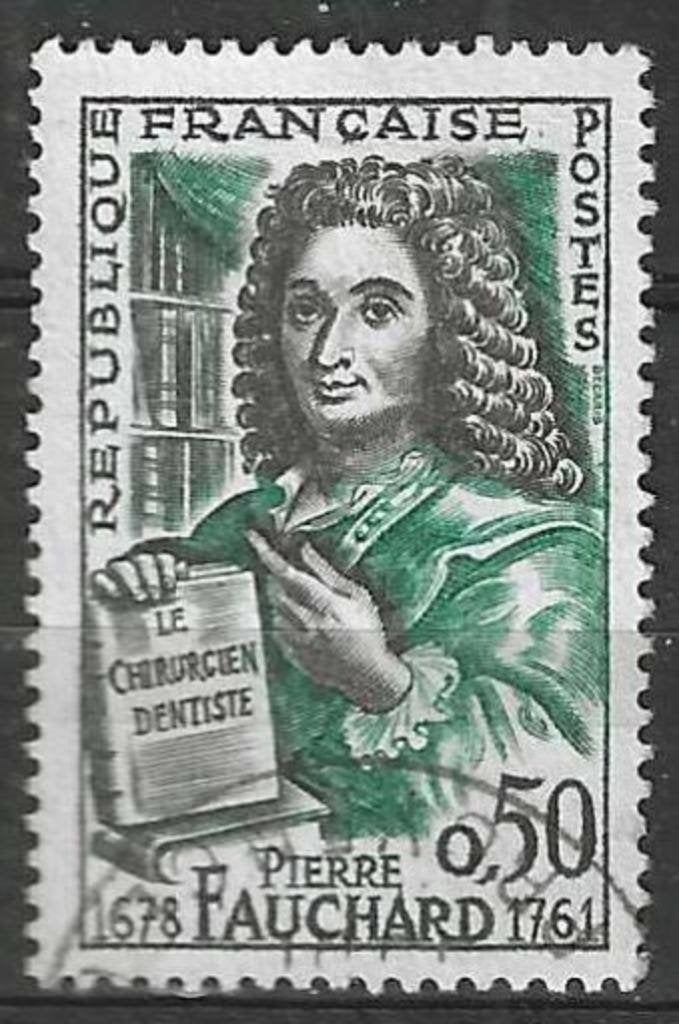 Francia 1961 - Yvert 1307 - Pierre Fauchard (ST), Envoi, Affranchi