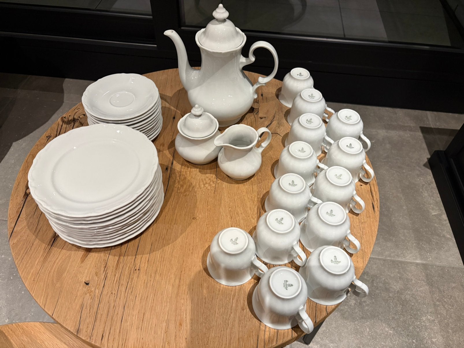 Prachtig vintage koffieservies wit Winterling Kirchenlamitz, Ophalen