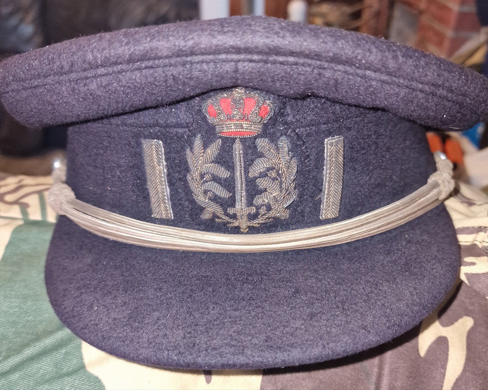 Kepi commissaire / commissaire en chef  Bruxelles 1967, Collections, Objets militaires | Général, Enlèvement ou Envoi, Autres