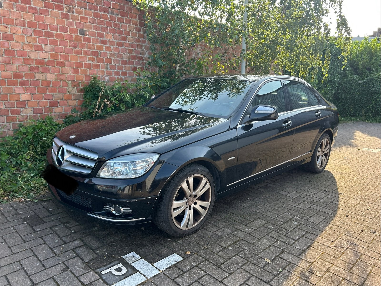 Mercedes C klasse - Ideaal voor export of handelaar., Automaat, Achterwielaandrijving, Zwart, Leder