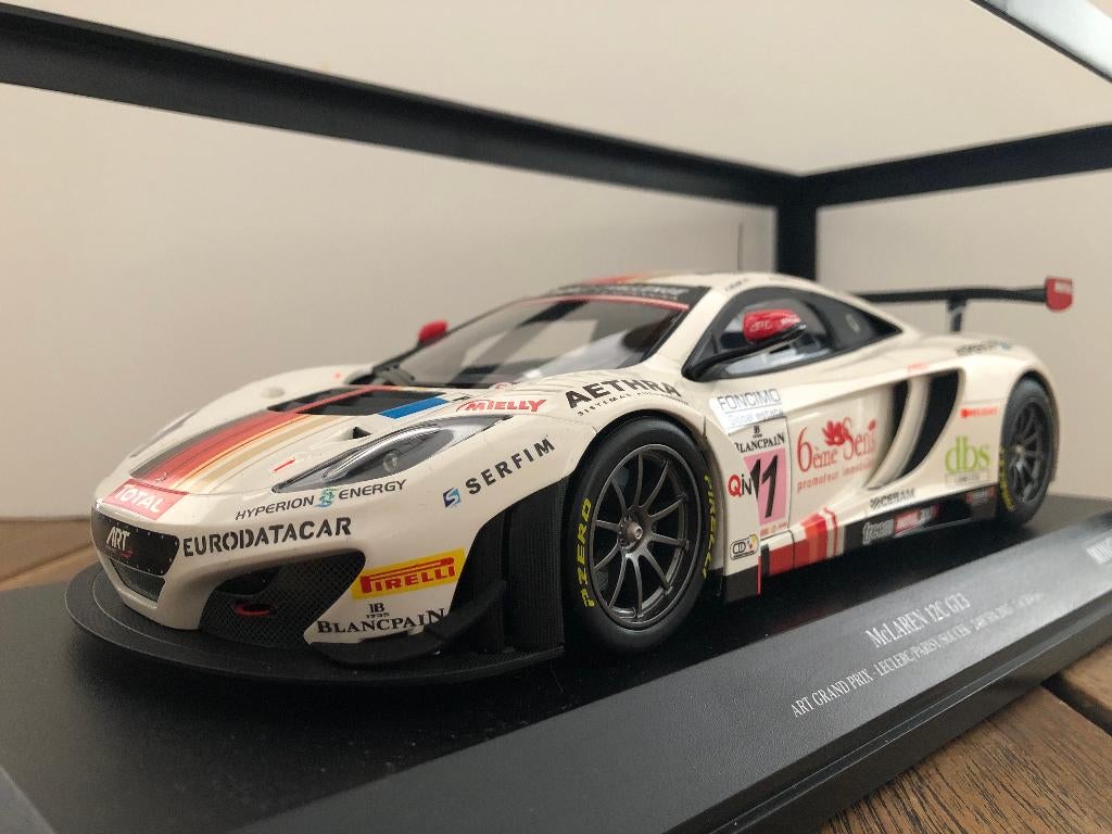 Minichamps McLaren 12C GT3 #11 Art Grand Prix 24H Spa 2013, Enlèvement ou Envoi, Comme neuf, Voiture, MiniChamps