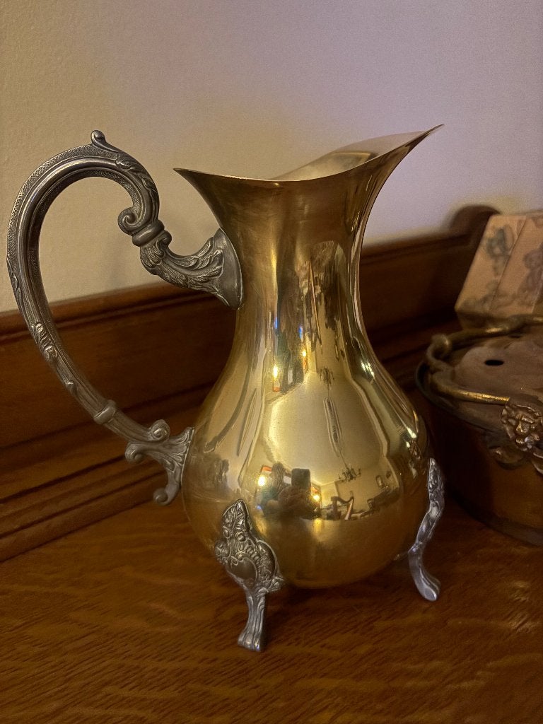 Vintage verzilverde kan - F.B. Rogers Silver Co, Antiek en Kunst, Ophalen of Verzenden, Zilver