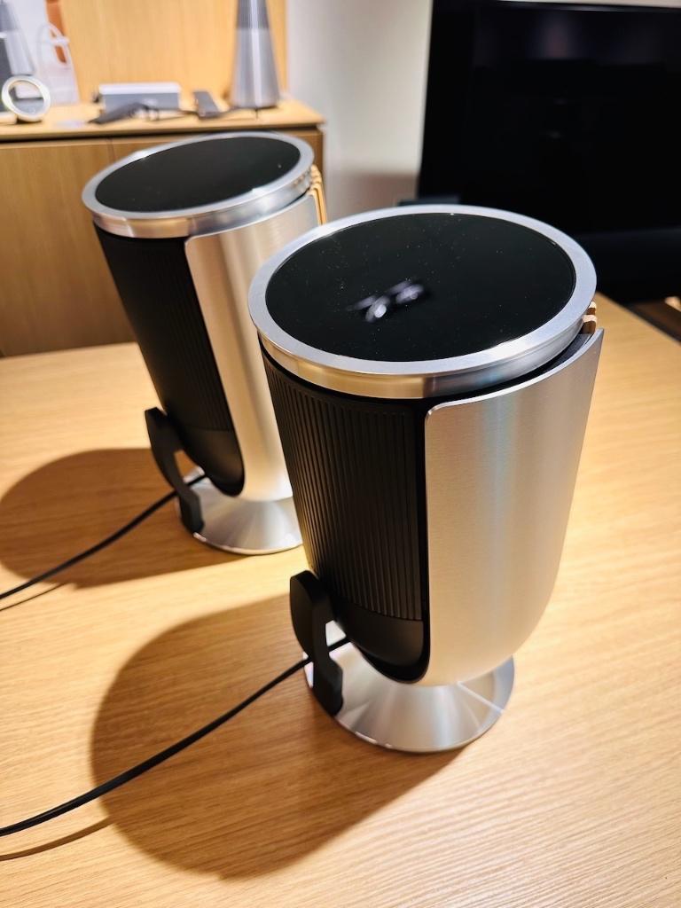 Bang & Olufsen Beolab 8 Alu met Oak of Light Oak covers B&o, Autres marques, Info@bang-olufsen.dk, Comme neuf, Enlèvement