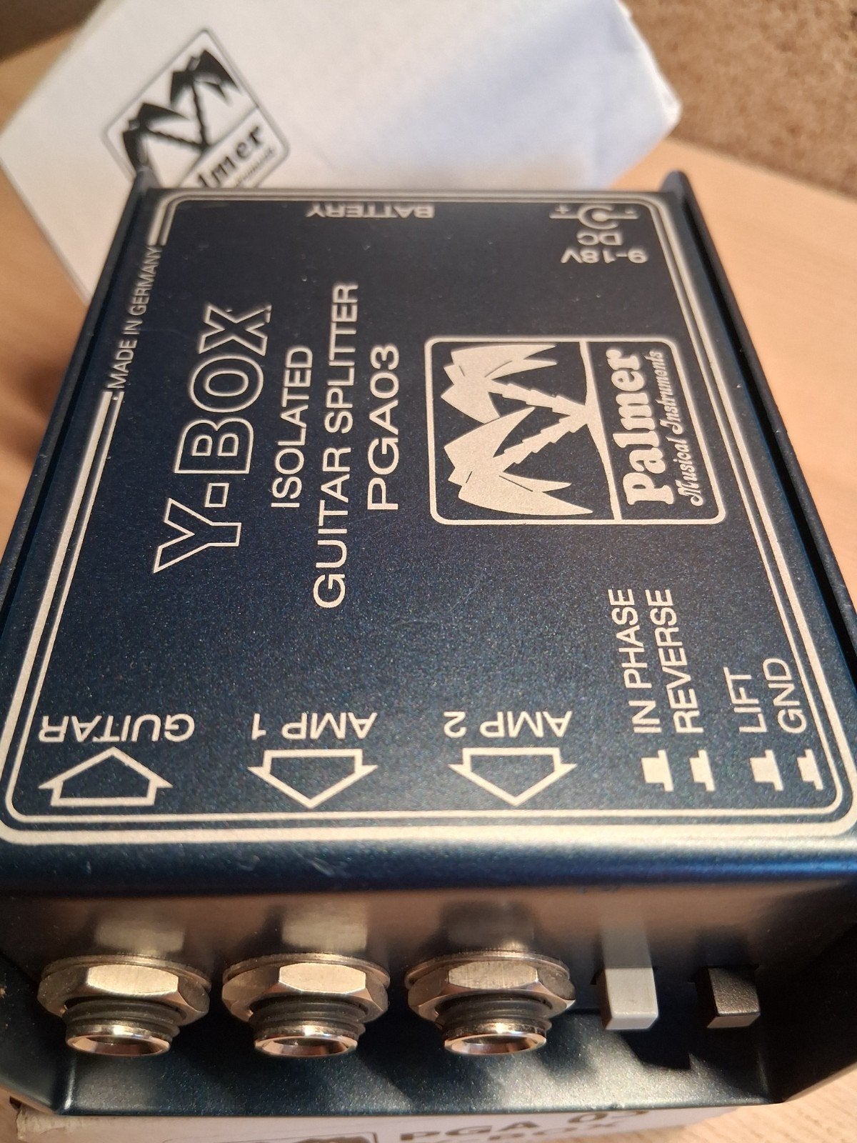 Palmer PGA 03 Y-Box Guitar Splitter, Ophalen of Verzenden, Zo goed als nieuw
