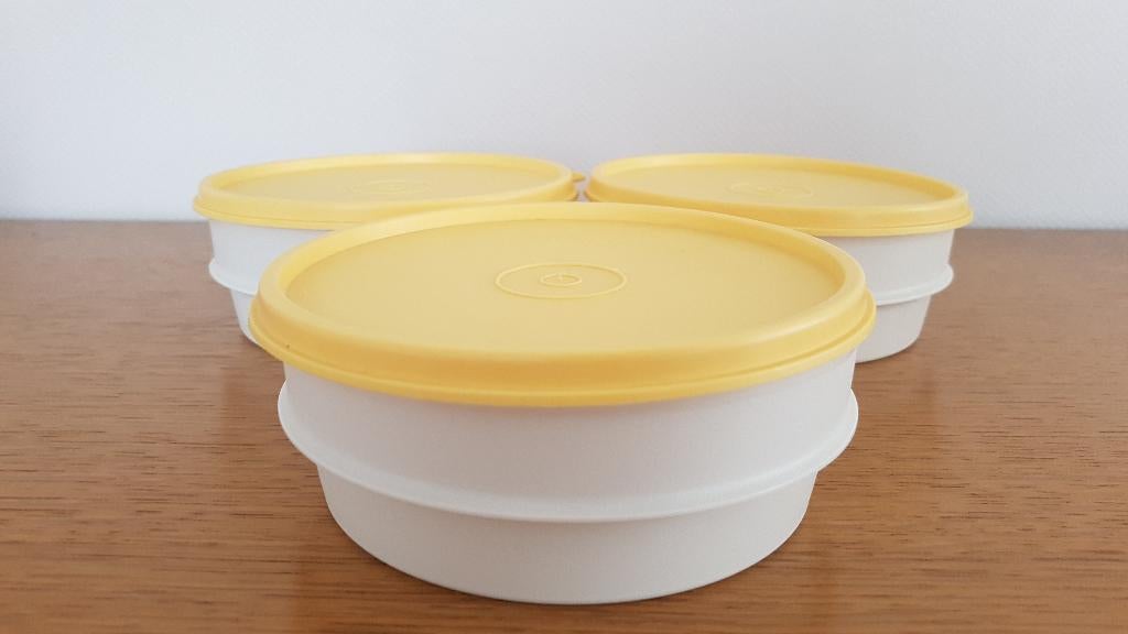 Tupperware friskommen, Ophalen of Verzenden, Zo goed als nieuw, Geel, Bak of Kom