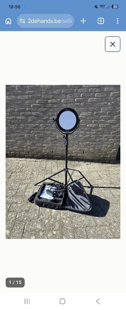 Studio lamp linkstar RL-18v Met staander, Ophalen of Verzenden, Nieuw, Linkstar, Lamp of Flitsset
