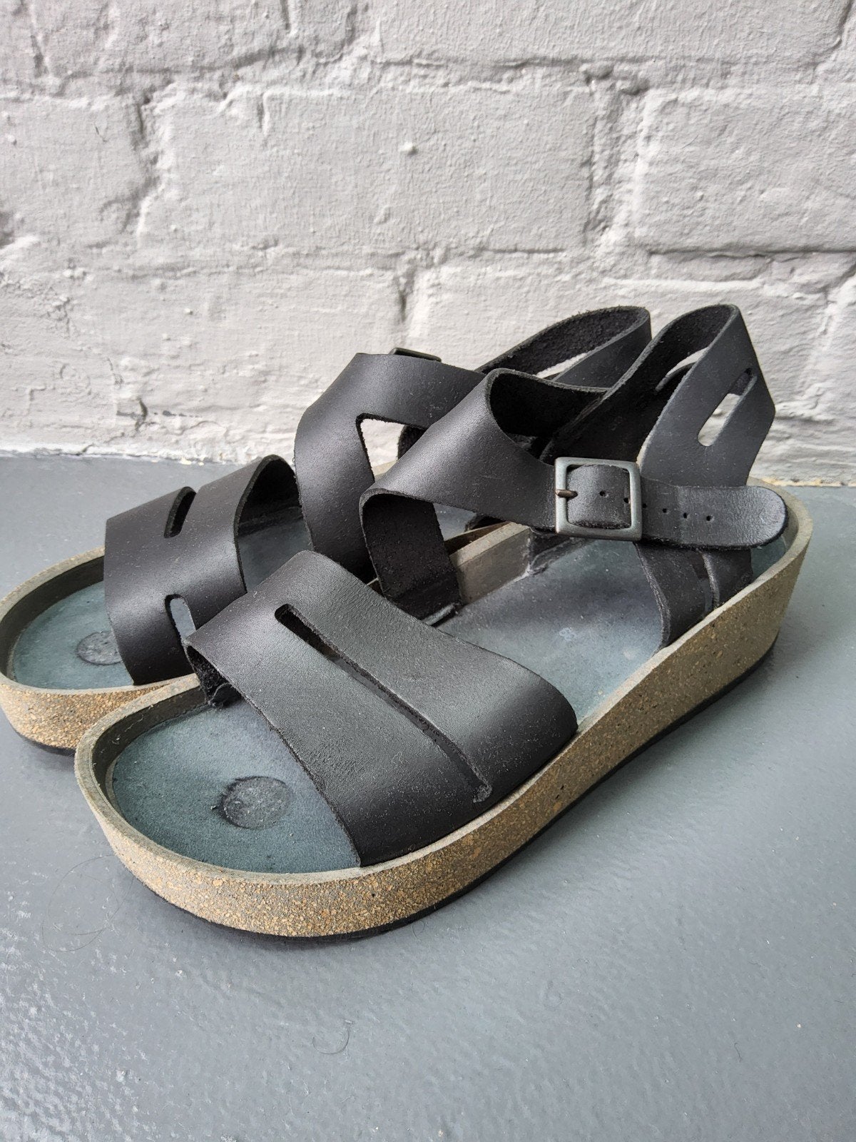 Sandales Loints of Holland noires - les semelles sont manqua, Vêtements | Femmes, Chaussures, Comme neuf, Sandales et Mûles, Noir