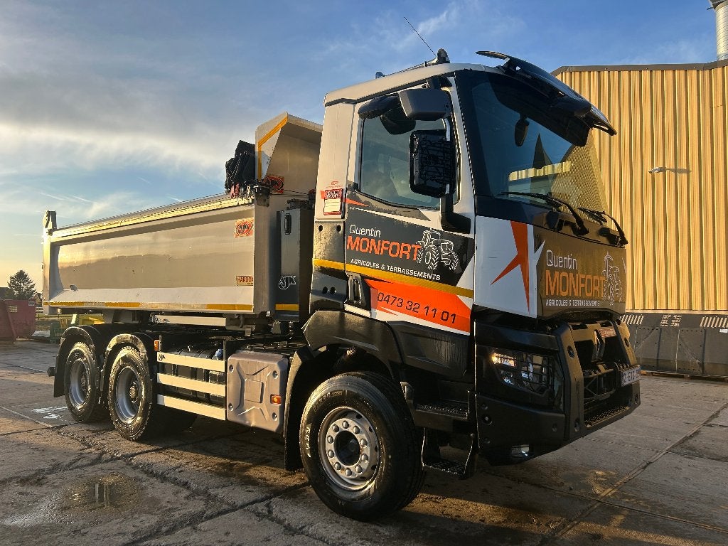 Camion Renault K460 6x4 double pva, Euro 6, Entreprise, 2 places, Renault