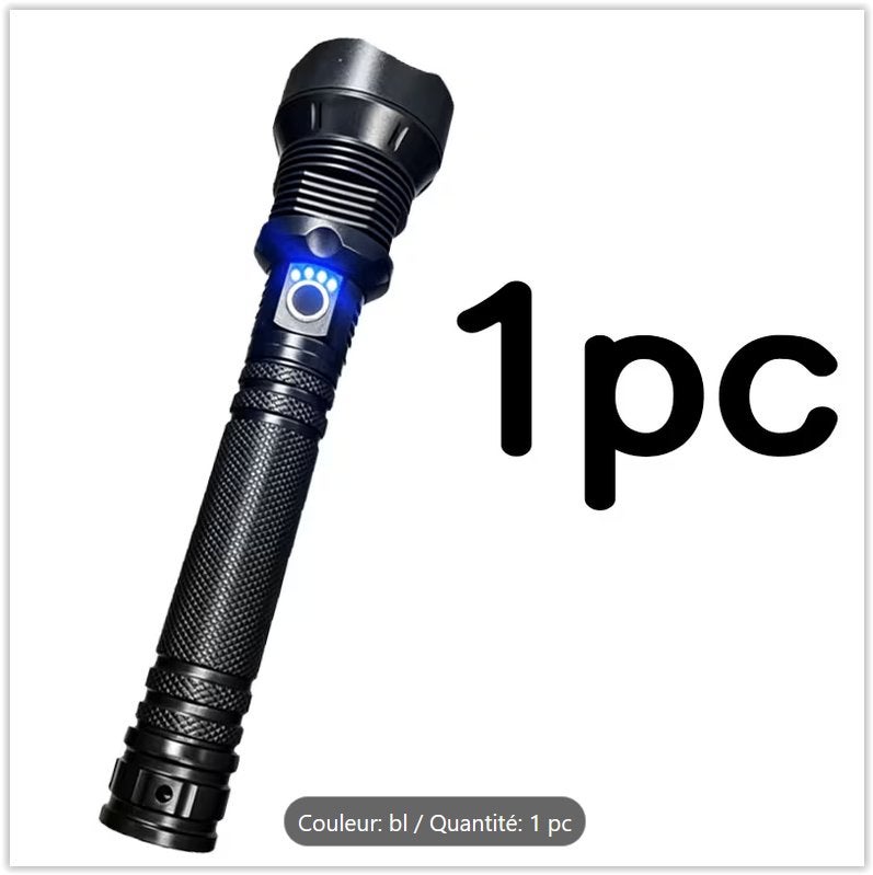 Heldere LED-zaklamp, oplaadbare USB-zaklamp, IP44,, Ophalen of Verzenden, Nieuw, Accu