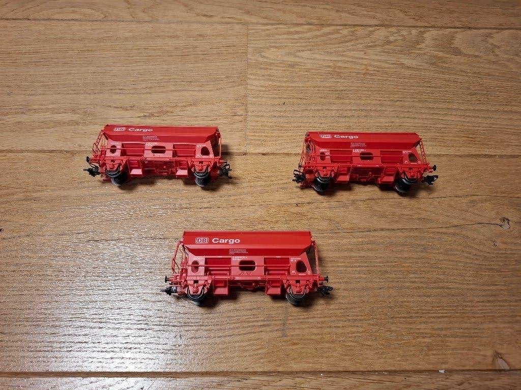 Märklin 46300 - Set de 3 wagons céréaliers DB Cargo, Ophalen, Zo goed als nieuw, Wagon, Märklin