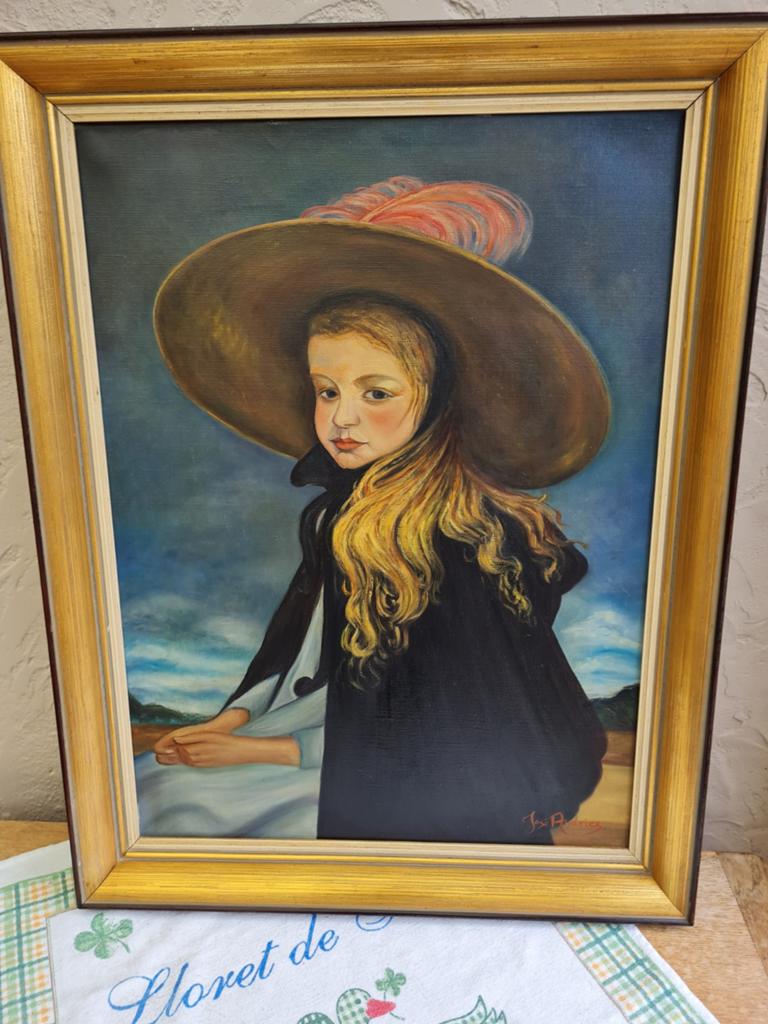 Schilderij op doek., Antiek en Kunst, Ophalen