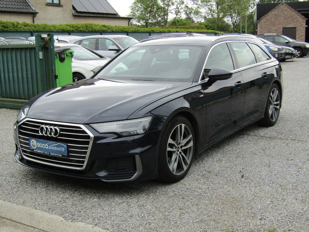 Audi A6 2.0 TDI S-Line Automaat, 4 cilinders, Blauw, Bedrijf, Te koop