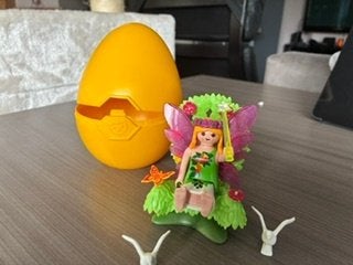 Playmobil ei met bloemenfee, Gebruikt, Complete set, Ophalen of Verzenden, Figuren