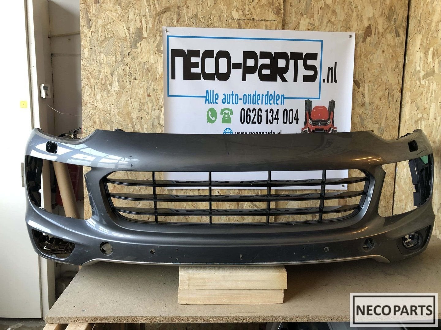Porsche Cayenne 958 bumper voorbumper 7P5807221D, Gebruikt, -, Voor, -
