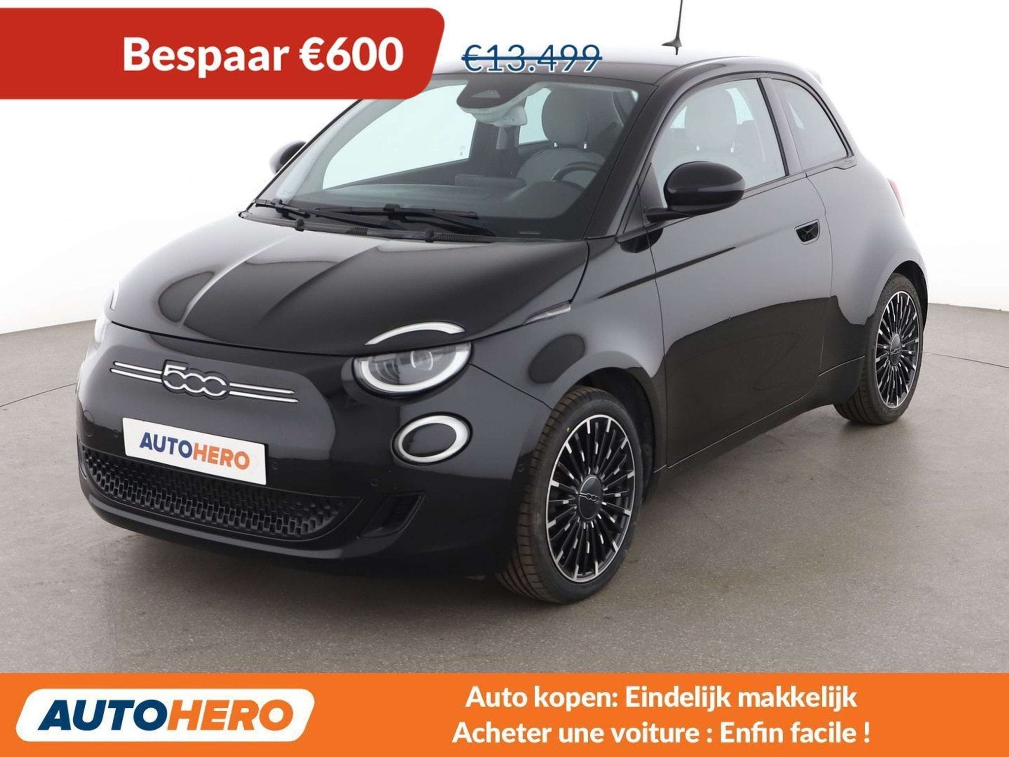 Fiat 500E electric drive 87 kW Icon (bj 2022, automaat), Auto's, 4 zetels, Stof, https://public.car-pass.be/vhr/75893c64-63e8-47ba-a0b7-a12c51335753