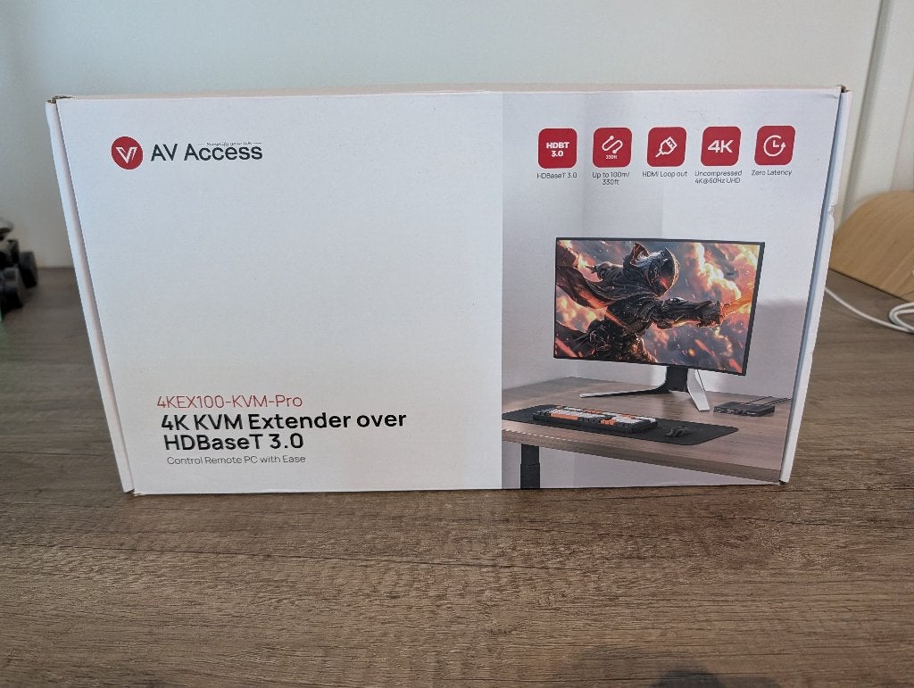 AV Access 4KEX100-KVM-Pro - HDBaseT 3.0 KVM Extender, Computers en Software, Dockingstations, Ophalen, Nieuw, AV Access