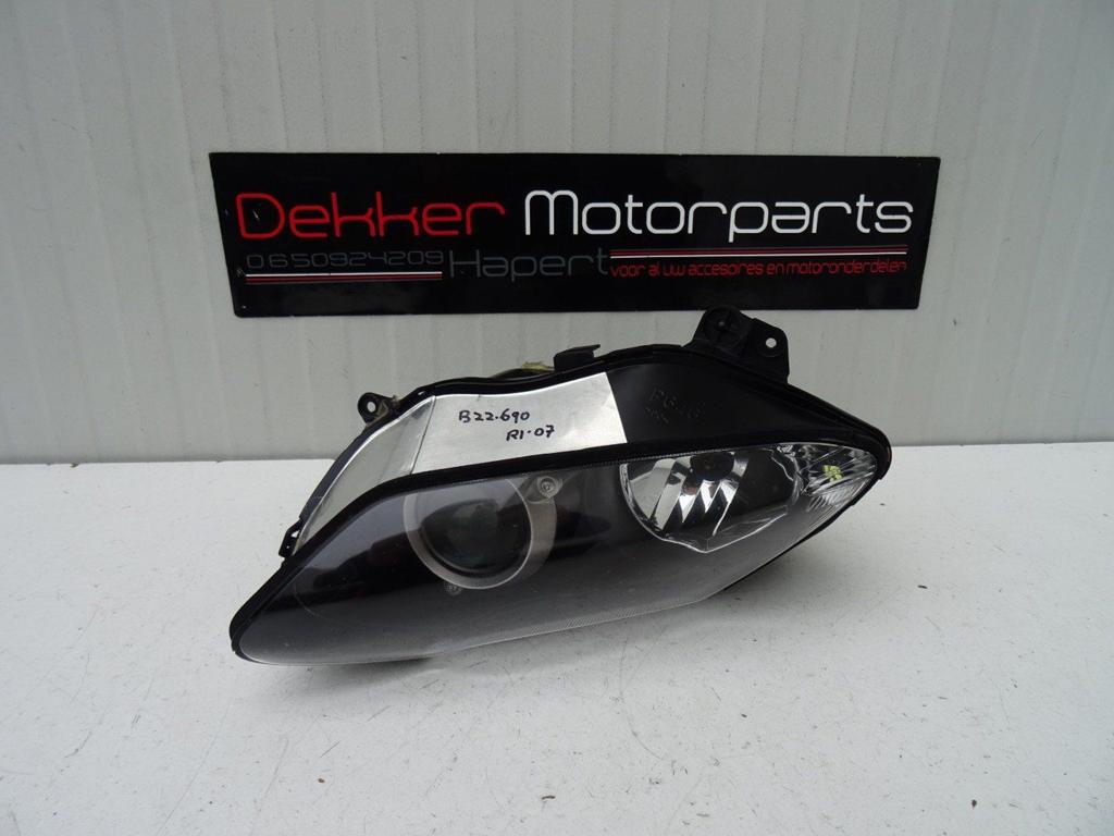 Linker Koplamp / Left Head light Yamaha YZF R1 2007-2008, Motos, -, Utilisé, -, -