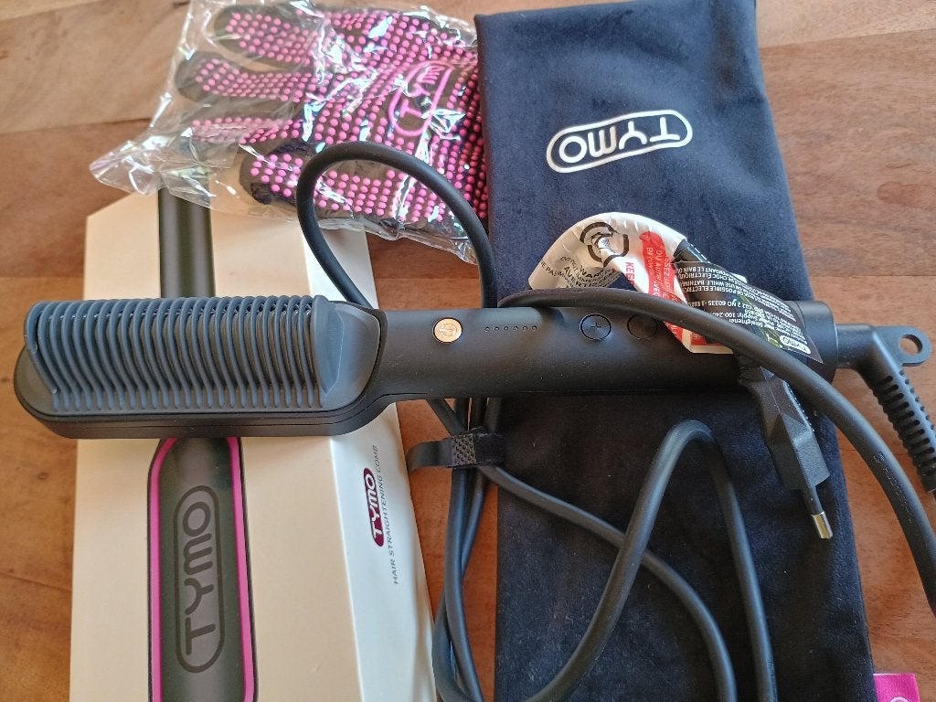 Brosse à lisser électrique Tymo Ring 20€, Enlèvement ou Envoi, Comme neuf, Soin des cheveux