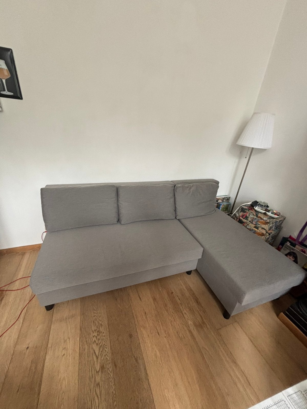 Canapé IKEA convertible gris anthracite, Maison & Meubles, Enlèvement, Comme neuf, Autres matériaux