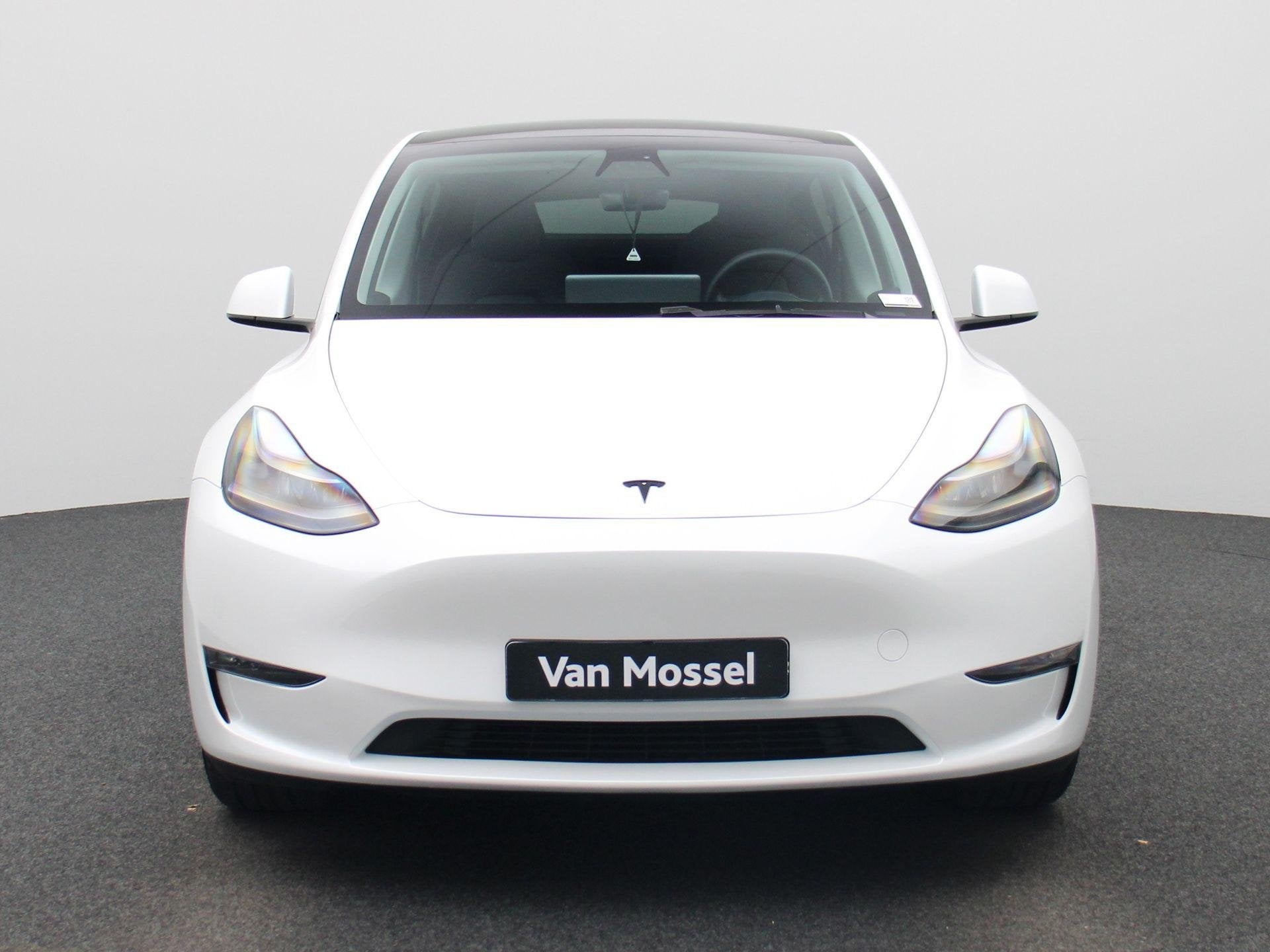 TESLA Model Y Long Range Dual Motor AWD | SOH 93,5%, Stof, Wit, 5 zetels, 1588 kg