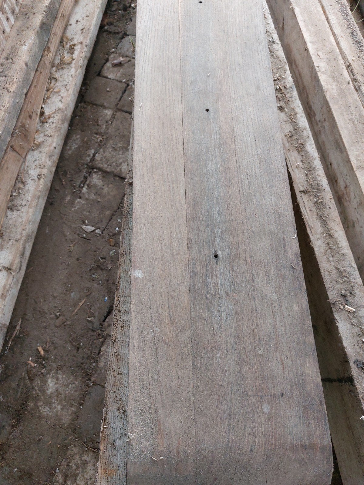 houten balken, Ophalen, Balken
