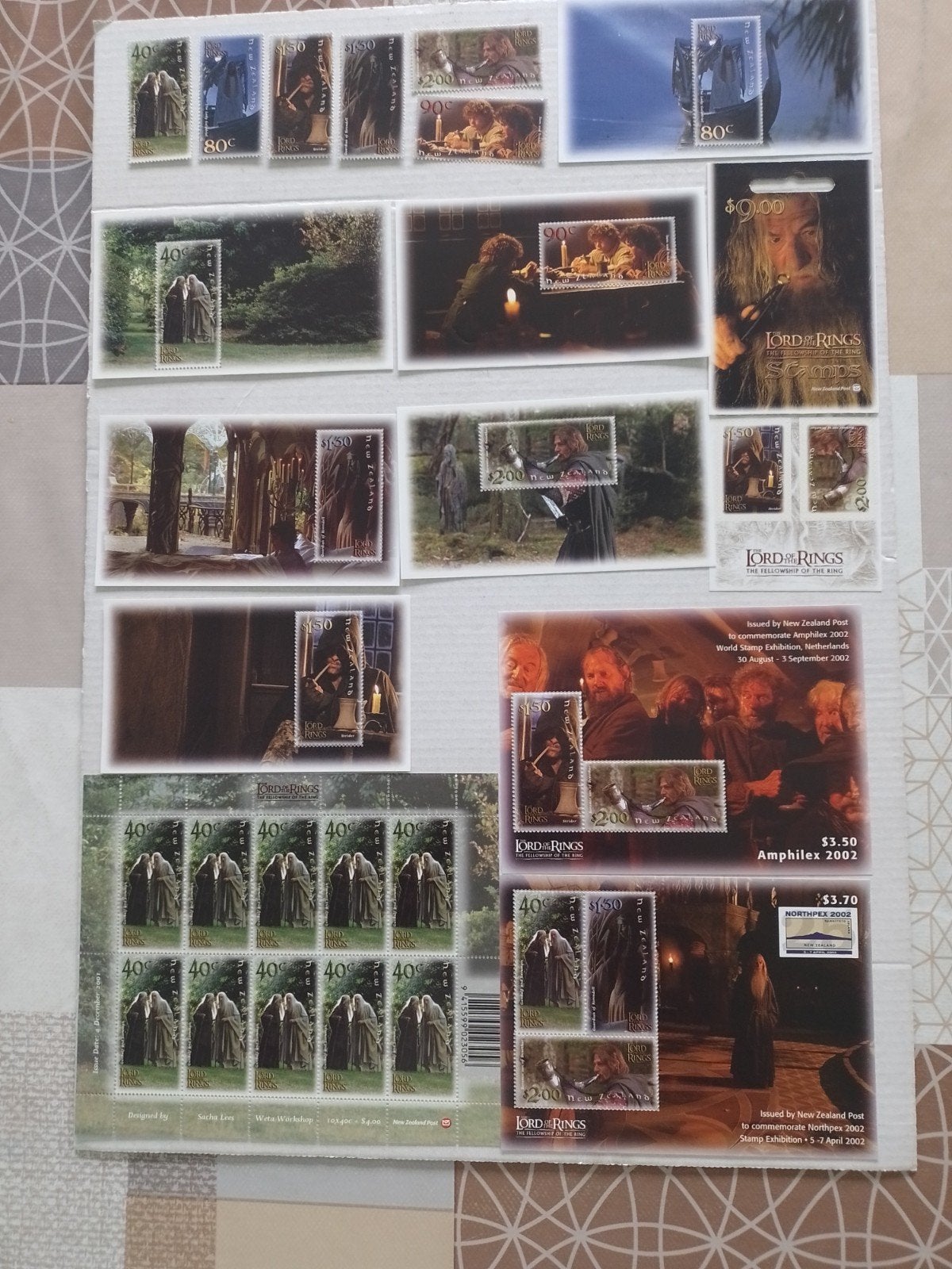 Postzegels Lord of the Rings en The Hobbit, Ophalen of Verzenden